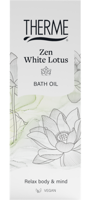 Zen white lotus bath oil