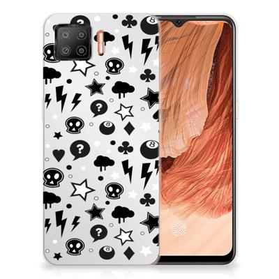 Silicone Back Case OPPO A73 4G Silver Punk Silicone Back Case OPPO A73 4G Silver Punk