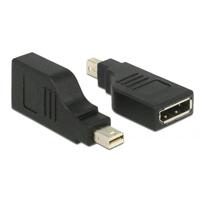 Delock 65626 DisplayPort Adapter [1x Mini-DisplayPort stekker - 1x DisplayPort bus] Zwart - thumbnail