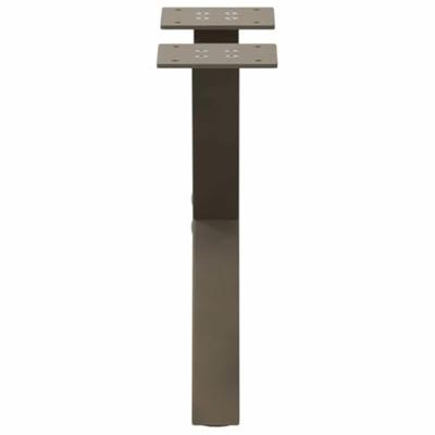 Salontafelpoten 2 st X-vormig 37x(30-31) cm staal naturel