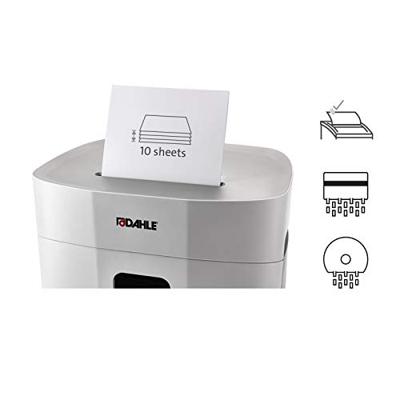 Dahle PS 240 Papierversnipperaar 10 vellen Cross cut 4 x 12 mm P-4 25 l Ook geschikt voor Nietjes, Creditcards, Paperclips, CDs, DVDs