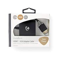 Nedis HDMI Kabel | HDMI | VGA Female 15p / 3,5 mm Female | 0.2 m | 1 stuks - CCBW34900AT02 CCBW34900AT02 - thumbnail