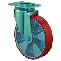 BS Rollen Zwenkwiel voor zware lasten | wiel-d. 200 mm draagvermogen 800 kg | gegoten polyurethaan | 135 mm 110 mm | 1 stuk - L600.B90.200 - thumbnail
