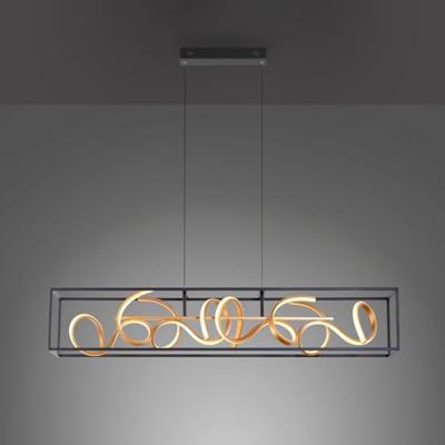 Paul Neuhaus Zwart gouden hanglampSelina - 2416-18
