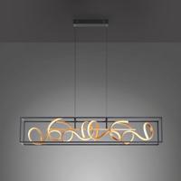 Paul Neuhaus Zwart gouden hanglampSelina - 2416-18 - thumbnail