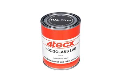 4tecx Hoogglans lak RAL 7016 antracietgrijs 0,75ltr