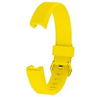 FitBit Alta HR siliconen bandje met gesp - Maat: Large - Geel - thumbnail
