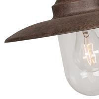Voordeur verlichting roest Nordlux &apos;Luxembourg&apos; wandlamp E27 fitting - thumbnail