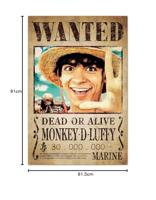 Poster One Piece - Netflix Wanted Monkey D Luffy 61x91,5cm - thumbnail