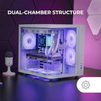 Mars Gaming MC-CURV Midi Tower Wit - thumbnail