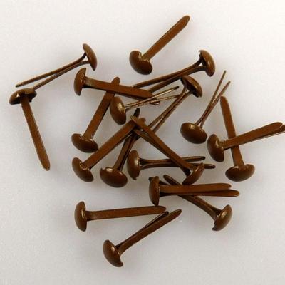 Nellie's Choice • floral brads 3mm (40stuks/pkg) brown 469u