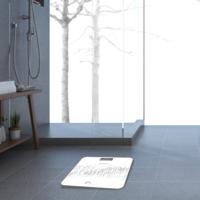 Digitale Personenweegschaal Little Balance Talking Voice Wit Zwart Gehard glas - thumbnail