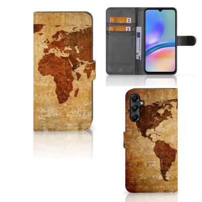 Samsung Galaxy A05s | Flip Cover | Wereldkaart Samsung Galaxy A05s | Flip Cover | Wereldkaart