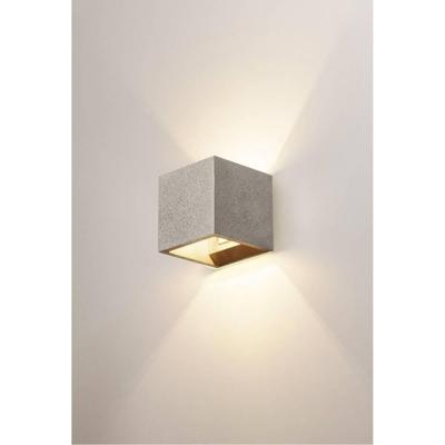 SLV WandlampSolid Cube Up-Down zwart zandsteen - 1000911