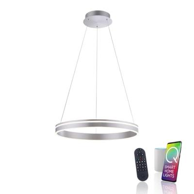 Paul Neuhaus Smart hanglampQ-Vito Ø 59cm grijs - 8411-55
