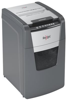 Rexel Optimum AutoFeed+ 150X A papiervernietiger Kruisversnippering 55 dB 22 cm Zwart, Grijs Rexel Optimum AutoFeed+ 150X A papiervernietiger Kruisversnippering 55 dB 22 cm Zwart, Grijs