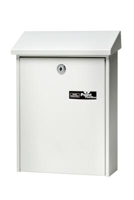 Burg Wächter DAILY 5861 W Daily 5861 W Brievenbus Plaatstaal Wit Sleutelslot