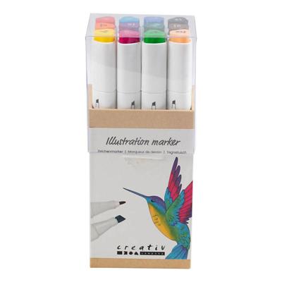 Creativ Company Tekenstift standaard kleuren, 12st.
