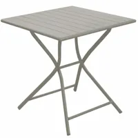 Inklapbare tuintafels GLOBE 70x70 Cream - thumbnail