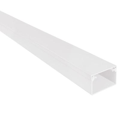 Kabelgoot wit 90x60mm halogeenvrij RAL 9010 in folie verpakt Canalit 958740