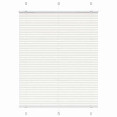 VidaXL Plissé rolgordijn 110x100cm stofbreedte 109,4cm polyester wit VidaXL Plissé rolgordijn 110x100cm stofbreedte 109,4cm polyester wit