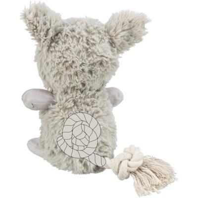 Trixie - hondenspeelgoed - monster - pluche - grijs - 32 cm