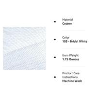 Scheepjes Catona 50g - 105 Bridal White - thumbnail
