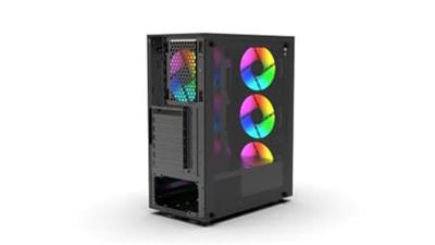 INCA EMG-15XN Midi-tower PC-behuizing Zwart