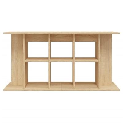 Aquariumstandaard 120x40x60 cm bewerkt hout sonoma eikenkleurig - thumbnail