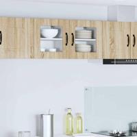 Keukenkast 2 pcs Sonoma Eiken 40 x 31 x 40 cm Bewerkt hout - thumbnail