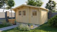 Tuindeco Fraga blokhut 450x300 cm 34 mm vuren honing geïmpregneerd - thumbnail