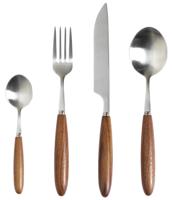 Serax X Ottolenghi Giftbox Rvs/walnut Bestek - 24 stuks - thumbnail