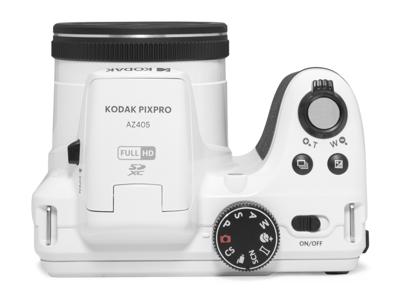 KODAK Pixpro Astro Zoom AZ405 Bridge digitale camera, X40 zoom, 24 mm groothoek, 20 megapixels, LCD 3, Full HD 1080p video, OIS, AA-batterij, wit