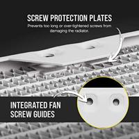 XR5 360 - Radiator - voor vloeistof-koelsysteem - 360 mm - 3 x 120 mm - wit - thumbnail