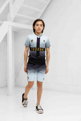 Touzani zomer voetbal shirt jongens - licht blauw - Taisho