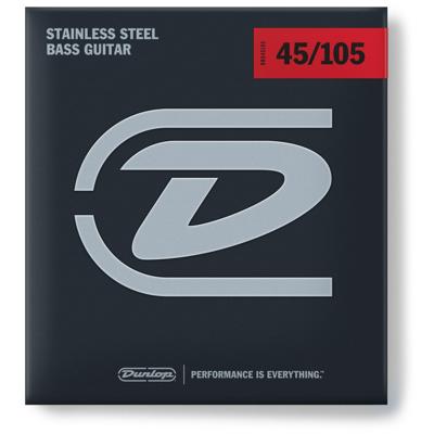 Dunlop DBS45105 Stainless Steel Medium 45-105 snarenset voor basgitaar