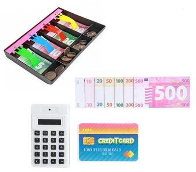 Toi Toys Food Market Geldlade met euros