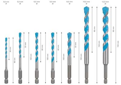 Bosch Professional EXPERT HEX-9 MultiConstruction boorset 7-delig - 2608902370 - thumbnail