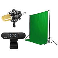 Steelplay Pro HD Streamers Pack 4 in 1 - green screen 2 m x 2 m - thumbnail