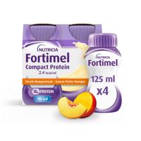 Fortimel Compact Protein 2.4 Kcal Perzik - Mango 4x125ml - thumbnail