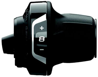 Shimano Draaiversteller (rechts) 7/8 speed tourney sl-rv400 - zwart/zilver Shimano Draaiversteller (rechts) 7/8 speed tourney sl-rv400 - zwart/zilver