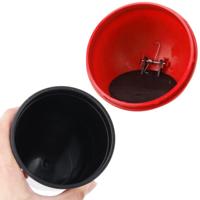 Multifunctionele draagbare auto Trash vuilnisbak asbak drinken fles Cup houder Tidy organisator grootte: 170 x 98 x 67 mm(Red) - thumbnail