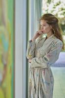 Pip Studio Pip Studio Les Fleurs Bathrobe Khaki S - thumbnail