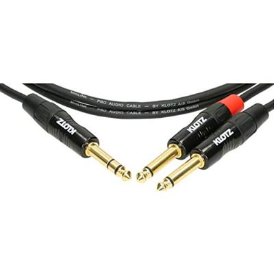 Klotz KY1-150 Insertkabel met stereo jack naar 2x mono jack 1.5 meter Klotz KY1-150 Insertkabel met stereo jack naar 2x mono jack 1.5 meter