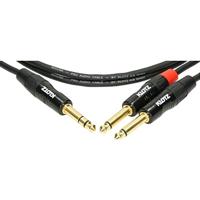 Klotz KY1-150 Insertkabel met stereo jack naar 2x mono jack 1.5 meter - thumbnail