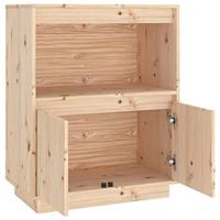 Dressoir 60x34x75 cm massief grenenhout - thumbnail