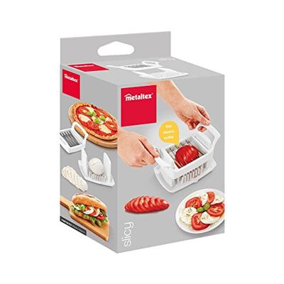 Metaltex kitchen helpers slicy wit/rvs