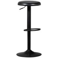 WOOOD Verstelbare Barkruk 'Isaac' kleur Zwart (zithoogte 61-81cm) - thumbnail