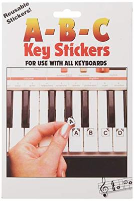 Hal Leonard ABC toetsen stickers