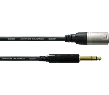 Cordial CFM 6 MV Adapterkabel XLR M-Jack M Stereo 6m
